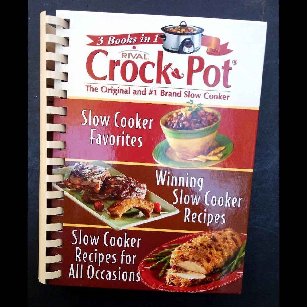 Rival 2007 Crock Pot Cookbook 3 Books in 1 Slow Cooker Favorites Winning Recipes